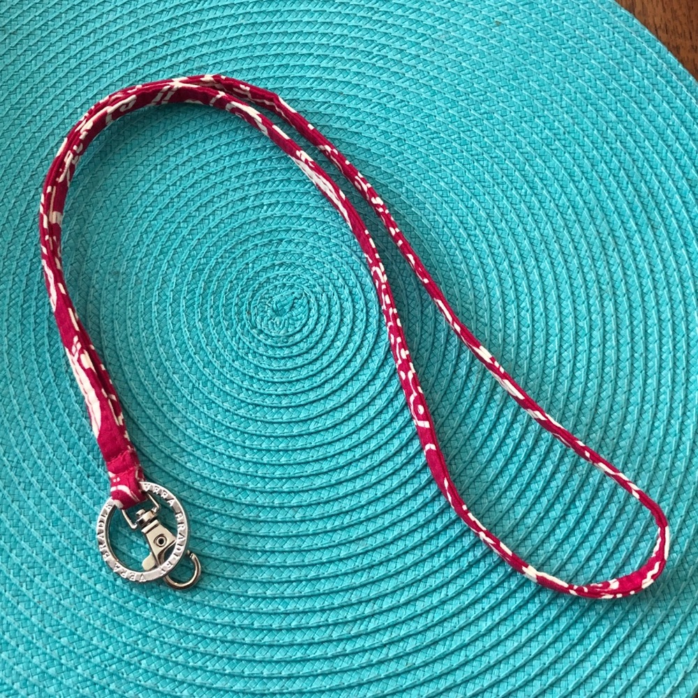 Vera Bradley Pink Lanyard
